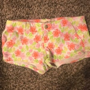 Floral Hollister Shorts Size 5